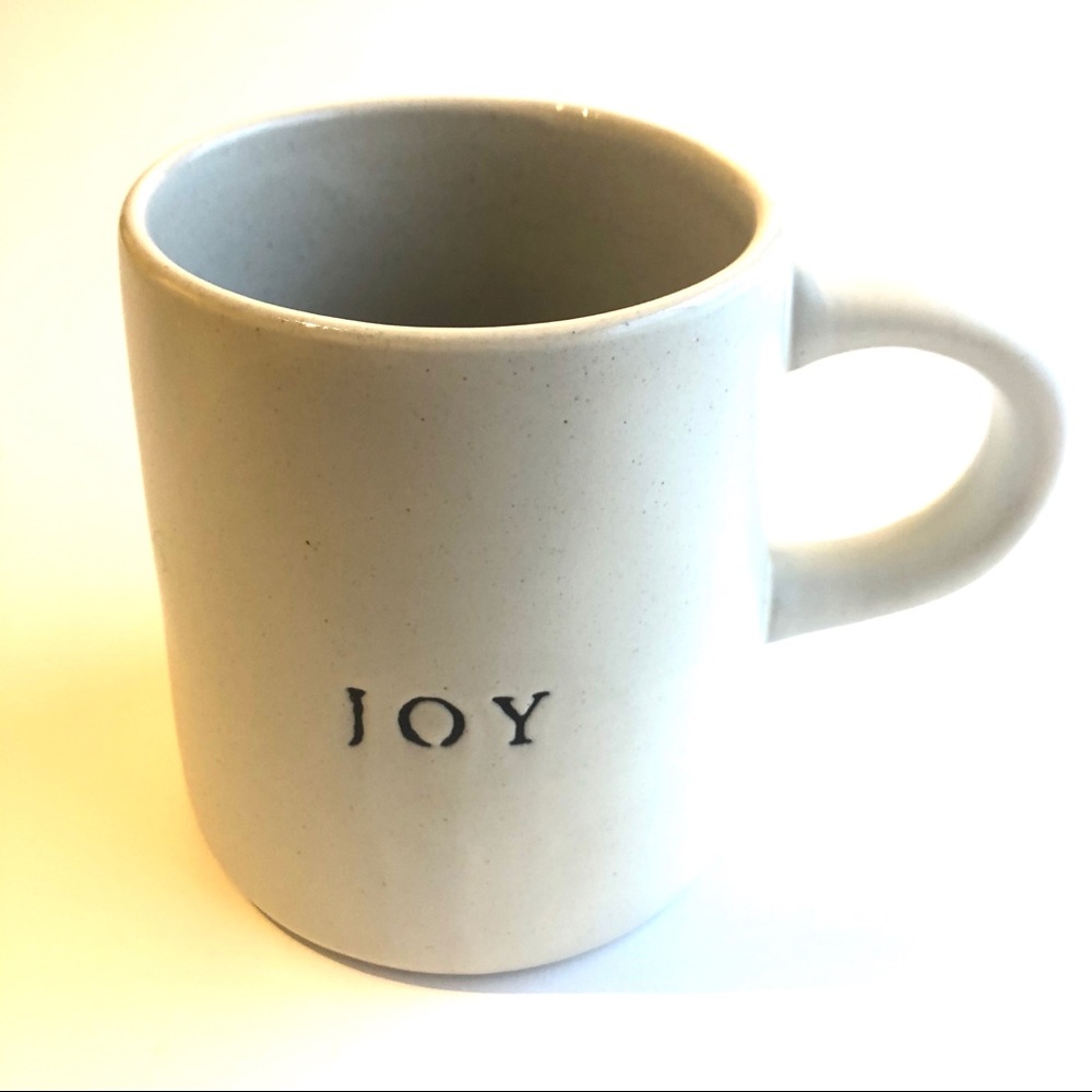 NWOT Magnolia Hearth Hand Stonware JOY mug 16 oz